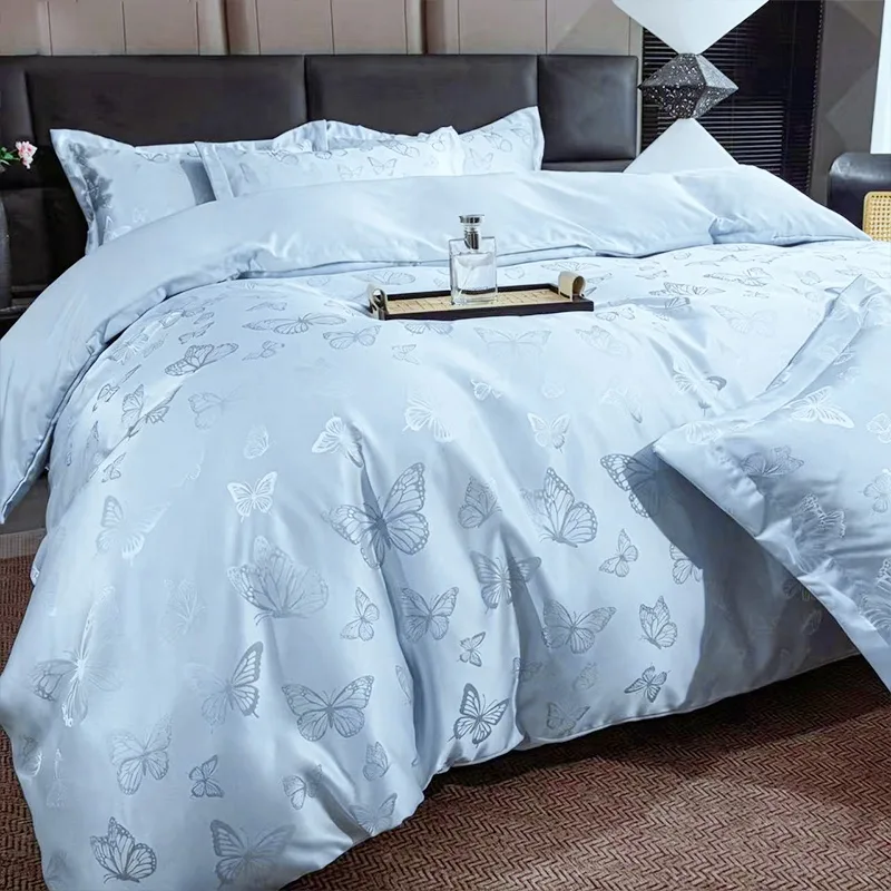 Jacquard Satin Four-Piece Set